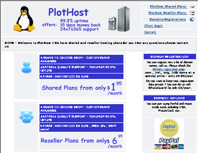 Search PlotHost.com for great web hosting offers.