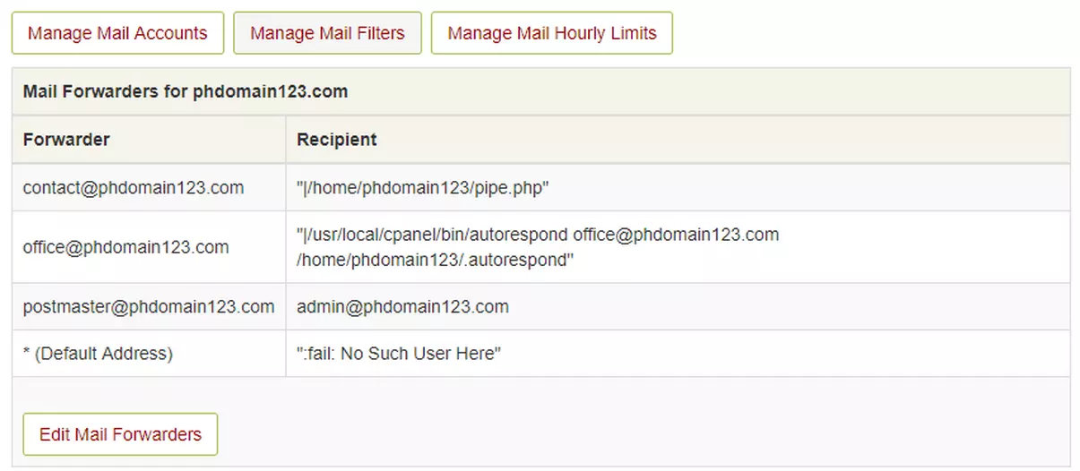 cfs mail manage