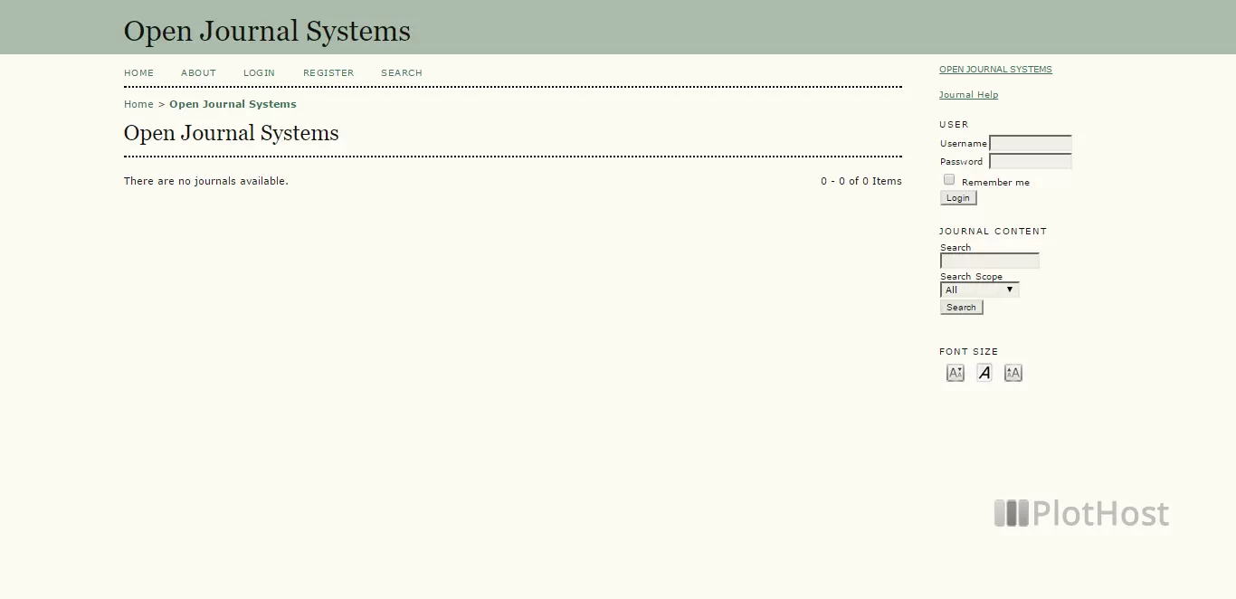 openjournalsystems screenshot